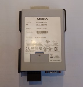 MOXA MODBUS GATEWAY